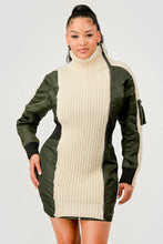 Load image into Gallery viewer, Aviator Knit Utility Dress