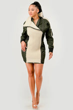 Load image into Gallery viewer, Aviator Knit Utility Dress