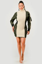Load image into Gallery viewer, Aviator Knit Utility Dress