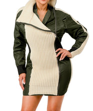 Load image into Gallery viewer, Aviator Knit Utility Dress