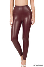 Load image into Gallery viewer, The Marlene High Rise Vegan Leather Tights
