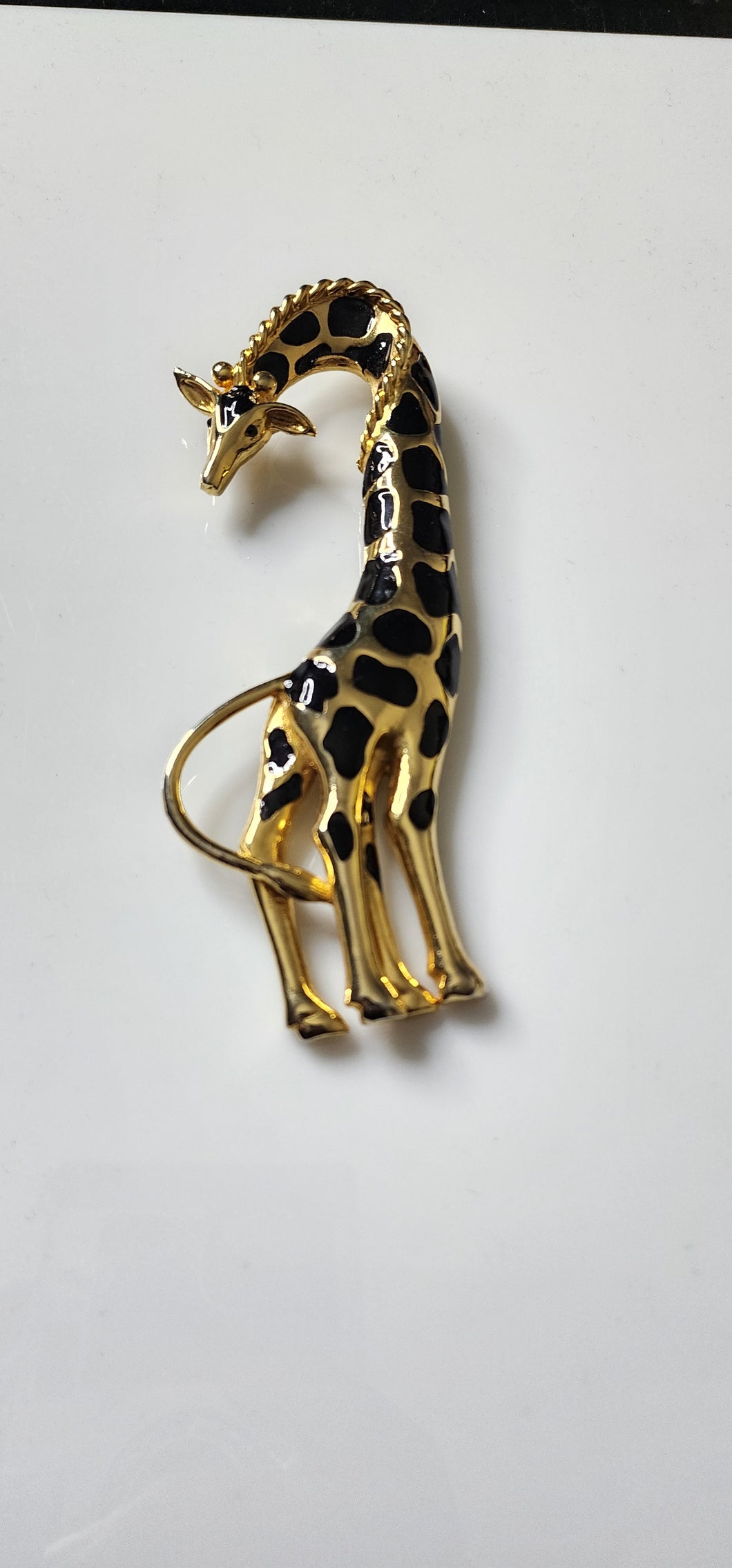 Oversized Giraffe Brooch