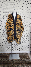 Load image into Gallery viewer, Teddy Bear Leopard print Poncho
