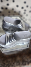 Load image into Gallery viewer, Givenchy metallic wedge slides
