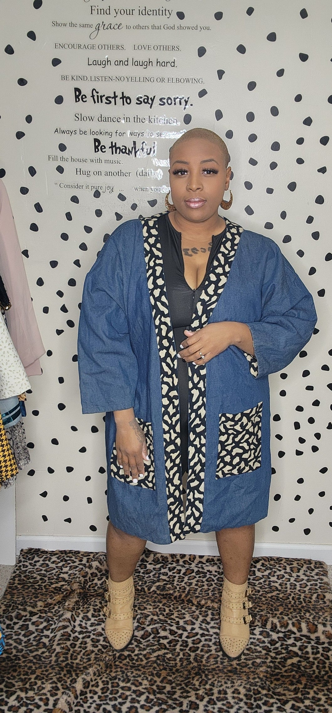 Reversible duster   one size