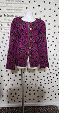 Load image into Gallery viewer, Maggie Barnes embroidered jacket   sz 1x,oversized
