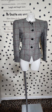 Load image into Gallery viewer, Sasson houndstooth blazer  sz 10
