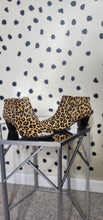 Load image into Gallery viewer, Mo hair leopard ankle bootie   sz 6.5
