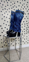 Load image into Gallery viewer, Denim chunky boot heel    sz 8
