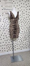 Load image into Gallery viewer, Leopard body con dress   sz med
