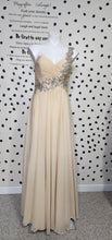 Load image into Gallery viewer, Night Moves formal chiffon dress    sz 8
