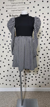 Load image into Gallery viewer, SHEIN HOUNDSTOOTH BABY DOLL DRESS    SZ MED
