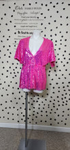 Load image into Gallery viewer, SOUTHERN FRIED CHICS SEQUIN TOP   SZ LRG
