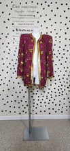 Load image into Gallery viewer, NWT VINTAGE SEQUIN BLAZER    SZ MED/LRG
