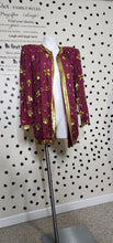 Load image into Gallery viewer, NWT VINTAGE SEQUIN BLAZER    SZ MED/LRG
