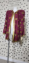 Load image into Gallery viewer, NWT VINTAGE SEQUIN BLAZER    SZ MED/LRG
