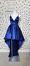 Load image into Gallery viewer, BLUE HI LOW DRESS   SZ SMALL
