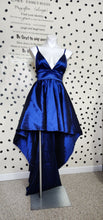 Load image into Gallery viewer, BLUE HI LOW DRESS   SZ SMALL
