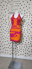 Load image into Gallery viewer, PINK AND ORANGE SWIRL DRESS   SZ MED
