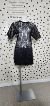 Load image into Gallery viewer, BETINA DROP WAIST SHINGLED TOP/DRESS   SZ LRG
