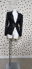 Load image into Gallery viewer, B.BELLA SEQUIN BLAZER    SZ LRG
