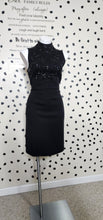 Load image into Gallery viewer, NINA CHARLES SEQUIN/BEADED DRESS    SZ MED
