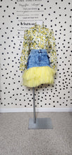 Load image into Gallery viewer, AKIRA DENIM TULLE SKIRT    SZ MED
