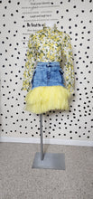 Load image into Gallery viewer, AKIRA DENIM TULLE SKIRT    SZ MED
