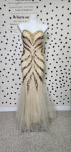 Load image into Gallery viewer, CINDERELLA SEQUIN FORMAL DRESS    SZ 10 STRETCH
