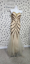 Load image into Gallery viewer, CINDERELLA SEQUIN FORMAL DRESS    SZ 10 STRETCH
