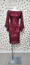 Load image into Gallery viewer, BETSEY ADMAS SEQUIN DRESS   SZ 8
