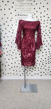 Load image into Gallery viewer, BETSEY ADMAS SEQUIN DRESS   SZ 8
