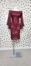 Load image into Gallery viewer, BETSEY ADMAS SEQUIN DRESS   SZ 8
