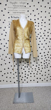 Load image into Gallery viewer, NEW CASUAL CORNER SEQUIN CARDIGAN    SZ XL
