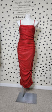 Load image into Gallery viewer, NWT FASHION NOVA RED DRESS     SZ MED
