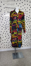 Load image into Gallery viewer, LIVE 4 TRUTH GRAFFITI DRESS    sz lrg
