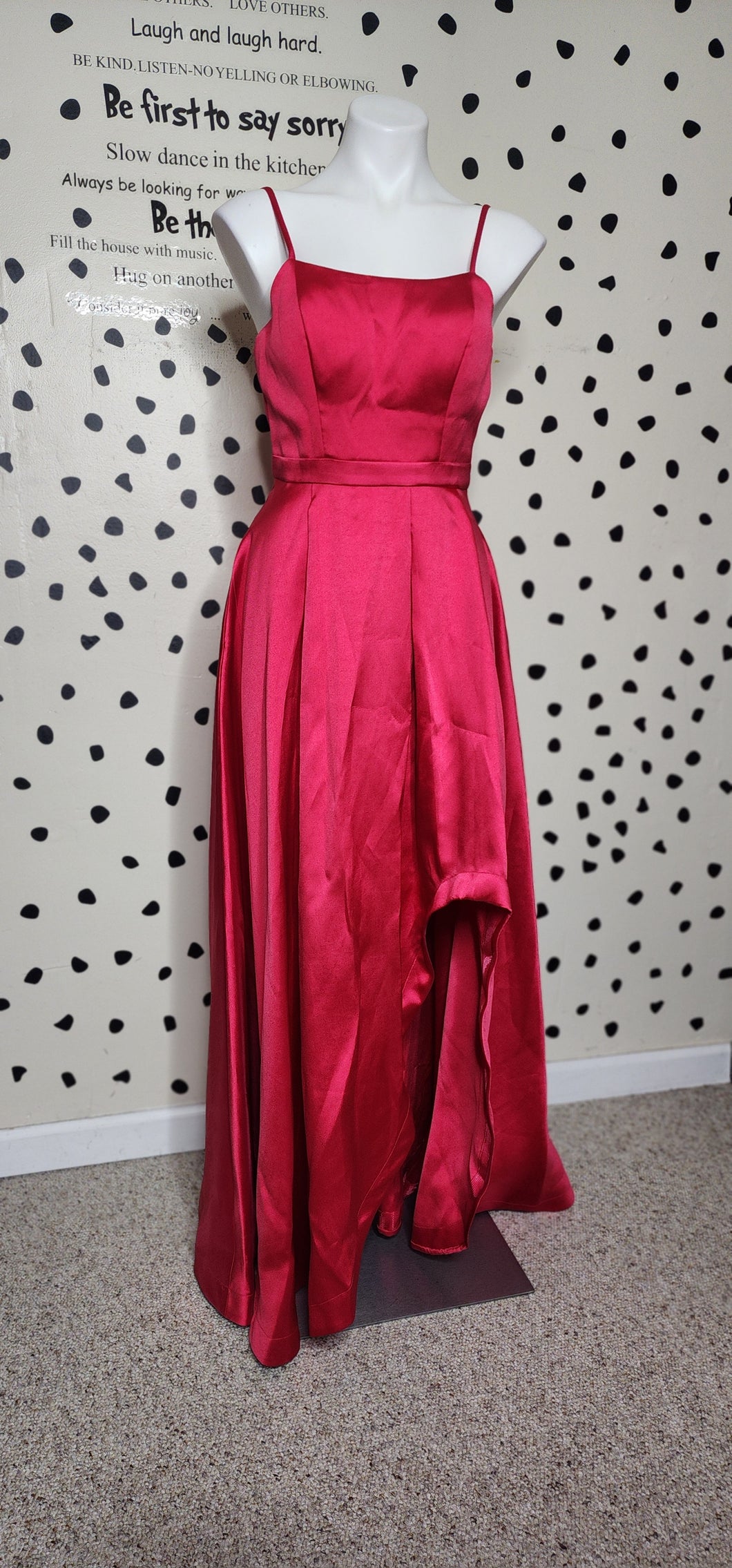 PINK FORMAL DRESS   SZ 7