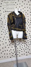 Load image into Gallery viewer, AZAELA WANG SPIKED MOTO JACKET     SZ XL
