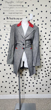 Load image into Gallery viewer, ASHRO LONG RED COLLAR BLAZER   SZ 16
