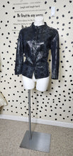 Load image into Gallery viewer, CROC LEATHER JACKET     SZ SM-MED FITTING
