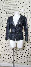 Load image into Gallery viewer, CROC LEATHER JACKET     SZ SM-MED FITTING
