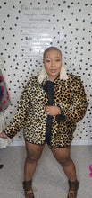 Load image into Gallery viewer, LEOPARD OPEN FRON BLAZER    SZ 2X/3X FIT
