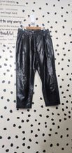 Load image into Gallery viewer, MICHAEL KORS HIGH WAIST  LEATHER PANT    SZ 6
