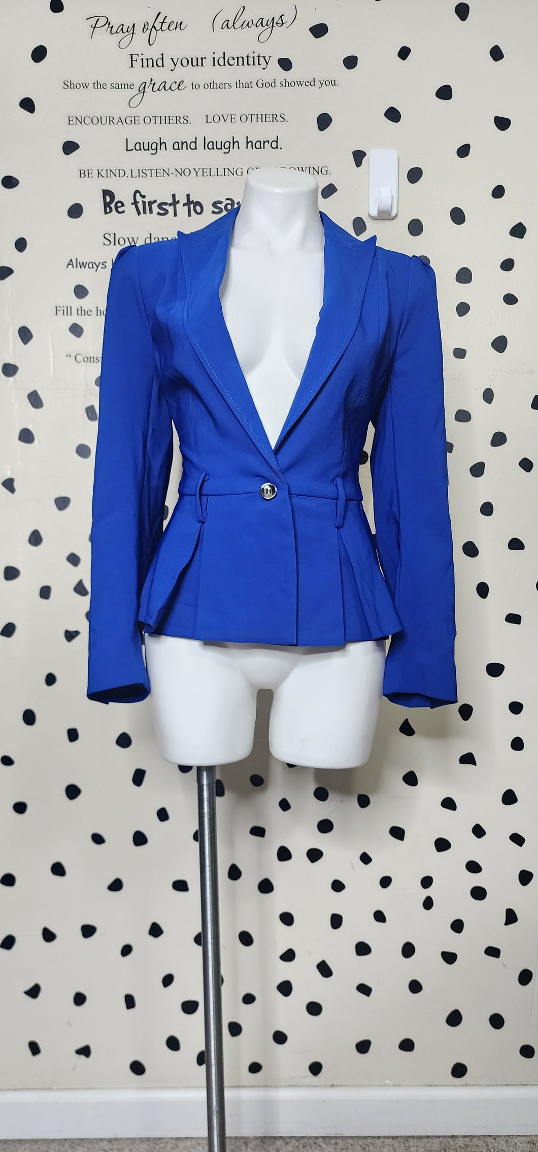 NWT NEW YORK & COMPANY BLUE BLAZER   SZ 8