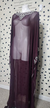 Load image into Gallery viewer, SHEER BEADED GOWN    SZ LRG/XLRG
