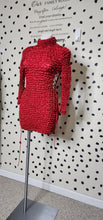 Load image into Gallery viewer, AKIRA RED POPCORN DRESS   SZ MED
