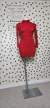 Load image into Gallery viewer, AKIRA RED POPCORN DRESS   SZ MED
