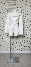 Load image into Gallery viewer, ALBERT NIPON WHITE BLAZER   SZ 16 (FITTING 14/16)
