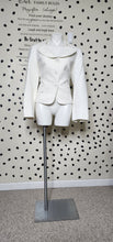 Load image into Gallery viewer, ALBERT NIPON WHITE BLAZER   SZ 16 (FITTING 14/16)
