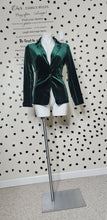 Load image into Gallery viewer, SHEIN CRUSH VELVET BLAZER    SZ SMALL
